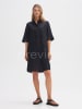 OPUS Leinen-Kleid in Anthrazit
