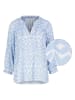 Eight2Nine Blouse wit/lichtblauw