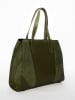 Victor & Hugo Paris Leren schoudertas "Arielle" donkergroen - (B)37,5 x (H)30 x (D)10,5 cm