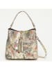 Victor & Hugo Paris Leren handtas "Ema" crème/meerkleurig - (B)20 x (H)25 x (D)12 cm
