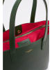 Victor & Hugo Paris Leren schoudertas "Bold" donkergroen - (B)32 x (H)40 x (D)13 cm