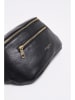 Victor & Hugo Paris Leder-Gürteltasche "Isla" in Schwarz - (B)40 x (H)15 x (T)3 cm