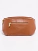 Victor & Hugo Paris Leder-Gürteltasche "Isla" in Camel - (B)40 x (H)15 x (T)3 cm