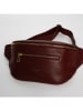 Victor & Hugo Paris Leren heuptas "Isla" bordeaux - (B)40 x (H)15 x (D)3 cm