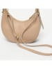 Victor & Hugo Paris Leren schoudertas "Bruna" beige - (B)25 x (H)15 x (D)8,5 cm