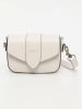 Victor & Hugo Paris Leren schoudertas "Julia" wit - (B)22 x (H)16 x (D)5,5 cm