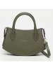 Victor & Hugo Paris Leder-Henkeltasche "Versailles" in Dunkelgrün - (B)23,5 x (H)14,5 x (T)6,5 cm