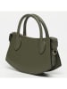 Victor & Hugo Paris Leder-Henkeltasche "Versailles" in Dunkelgrün - (B)23,5 x (H)14,5 x (T)6,5 cm