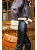 Victor & Hugo Paris Leder-Henkeltasche "Elia" in Camel - (B)23,5 x (H)16 x (T)11,5 cm