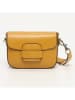 Victor & Hugo Paris Leren schoudertas "Elaine" mosterdgeel - (B)26 x (H)16 x (D)6 cm