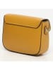 Victor & Hugo Paris Leren schoudertas "Elaine" mosterdgeel - (B)26 x (H)16 x (D)6 cm