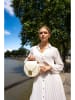 Victor & Hugo Paris Leder-Umhängetasche "Polly" in Creme - (B)22 x (H)16 x (T)8,5 cm