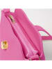 Victor & Hugo Paris Leder-Umhängetasche "Elise" in Pink - (B)22 x (H)23 x (T)13 cm