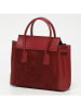 Victor & Hugo Paris Skórzana torebka "Jane" w kolorze bordowym - 36 x 35 x 24 cm