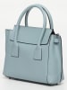 Victor & Hugo Paris Leren handtas "Jeny" lichtblauw - (B)25 x (H)19 x (D)7 cm