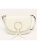 Victor & Hugo Paris Leder-Umhängetasche "Christian" in Creme - (B)26 x (H)16 x (T)9 cm