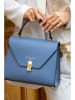 Victor & Hugo Paris Leren handtas "Hugo" lichtblauw - (B)23,5 x (H)20 x (D)10 cm