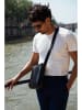 Victor & Hugo Paris Leren schoudertas "Albano" zwart - (B)23 x (H)22 x (D)5 cm