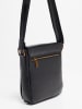Victor & Hugo Paris Leren schoudertas "Albano" zwart - (B)23 x (H)22 x (D)5 cm