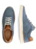 TRAVELIN' Leder-Sneakers "Bromley" in Blau
