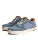 TRAVELIN' Leder-Sneakers "Bromley" in Blau