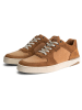 TRAVELIN' Leder-Sneakers "Bromley" in Hellbraun