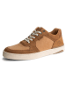 TRAVELIN' Leren sneakers "Bromley" lichtbruin
