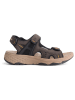TRAVELIN' Leren trekkingsandalen "Brusdal" bruin