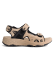 TRAVELIN' Leder-Trekkingsandalen "Brusdal" in Beige