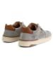 TRAVELIN' Leren sneakers "Burnham" grijs