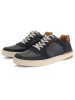 TRAVELIN' Leren sneakers "Burnham" donkerblauw