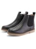 TRAVELIN' Leder-Chelsea-Boots "Charente" in Schwarz