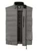 TRAVELIN' Doorgestikte bodywarmer "Magnus" grijs