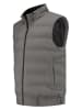 TRAVELIN' Doorgestikte bodywarmer "Magnus" grijs