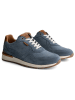 TRAVELIN' Leder-Sneakers "Newberry" in Blau