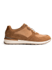 TRAVELIN' Leren sneakers "Newberry" lichtbruin