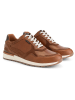 TRAVELIN' Leder-Sneakers "Northam" in Hellbraun