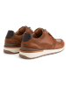 TRAVELIN' Leder-Sneakers "Northam" in Hellbraun