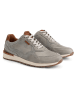 TRAVELIN' Leren sneakers "Northam" grijs