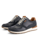TRAVELIN' Leder-Sneakers "Northam" in Dunkelblau