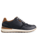 TRAVELIN' Leren sneakers "Northam" donkerblauw