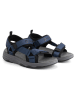 TRAVELIN' Leren trekkingsandalen "Rensvik" donkerblauw