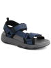TRAVELIN' Leren trekkingsandalen "Rensvik" donkerblauw