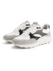TRAVELIN' Leren sneakers "Royston" wit/grijs