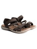 TRAVELIN' Leder-Trekkingsandalen "Sollia" in Braun