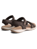 TRAVELIN' Leren trekkingsandalen "Sollia" bruin