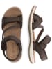 TRAVELIN' Leren trekkingsandalen "Sollia" bruin