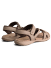TRAVELIN' Leder-Trekkingsandalen "Sollia" in Beige