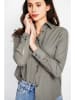 ASSUILI Linnen blouse grijs