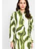 ASSUILI Jurk wit/groen